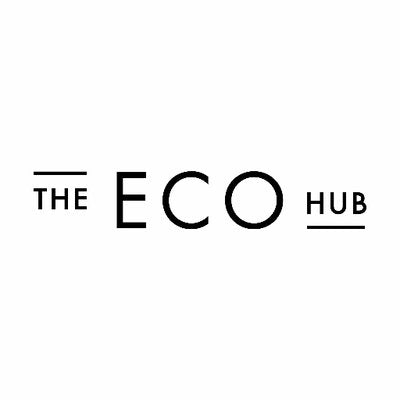 Image of The Eco Hub logo which links to a press article, which discusses EarthSuds sustainable shampoo tablets.